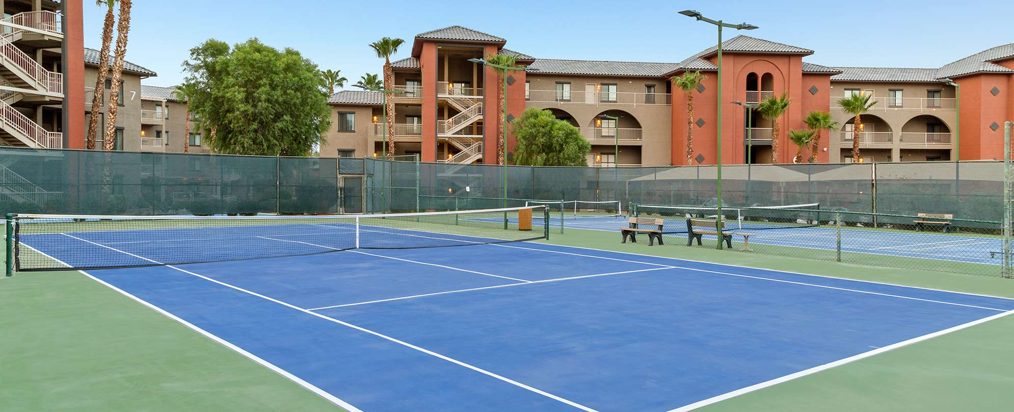 Tennis and pickleball courts
